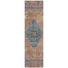Piper Looms Chantille Border ACN2021 Orange Machine Washable Area Rug Runner Main Image