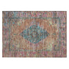 Piper Looms Chantille Border ACN2021 Orange Machine Washable Area Rug Scatter Main Image