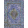 Piper Looms Chantille Border ACN2021 Purple Machine Washable Area Rug main image