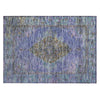 Piper Looms Chantille Border ACN2021 Purple Machine Washable Area Rug Scatter Main Image