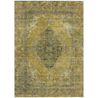 Piper Looms Chantille Border ACN2021 Wheat Machine Washable Area Rug main image