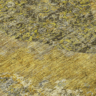 Piper Looms Chantille Border ACN2021 Wheat Machine Washable Area Rug Swatch Image