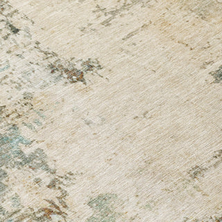 Piper Looms Chantille Abstract ACN2022 Ivory Machine Washable Area Rug Swatch Image