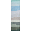 Piper Looms Chantille Stripes ACN2023 Green Machine Washable Area Rug Runner Main Image