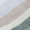 Piper Looms Chantille Stripes ACN2023 Green Machine Washable Area Rug Swatch Image