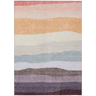 Piper Looms Chantille Stripes ACN2023 Orange Machine Washable Area Rug main image