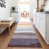 Piper Looms Chantille Stripes ACN2023 Orange Machine Washable Area Rug Runner Lifestyle Image Feature