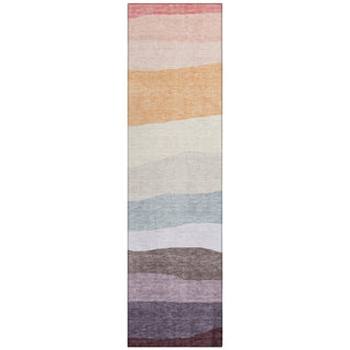 Piper Looms Chantille Stripes ACN2023 Orange Machine Washable Area Rug Runner Main Image