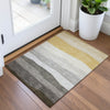 Piper Looms Chantille Stripes ACN2023 Pewter Machine Washable Area Rug Scatter Lifestyle Image Feature