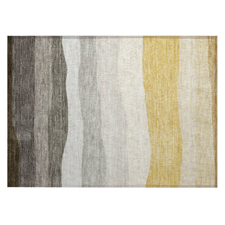 Piper Looms Chantille Stripes ACN2023 Pewter Machine Washable Area Rug Scatter Main Image