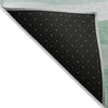 Piper Looms Chantille Stripes ACN2023 Teal Machine Washable Area Rug Backing Image