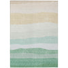 Piper Looms Chantille Stripes ACN2023 Teal Machine Washable Area Rug main image