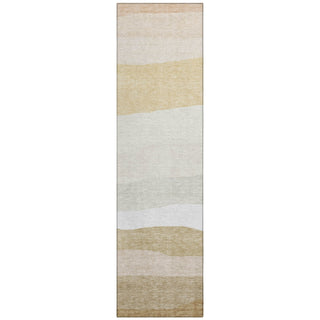 Piper Looms Chantille Stripes ACN2023 Wheat Machine Washable Area Rug Runner Main Image