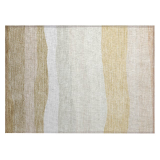 Piper Looms Chantille Stripes ACN2023 Wheat Machine Washable Area Rug Scatter Main Image