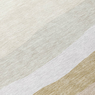 Piper Looms Chantille Stripes ACN2023 Wheat Machine Washable Area Rug Swatch Image