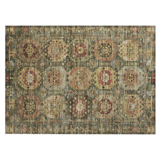 Piper Looms Chantille Medallions ACN2024 Aloe Machine Washable Area Rug Scatter Main Image