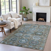 Piper Looms Chantille Medallions ACN2024 Brown Machine Washable Area Rug Lifestyle Image Feature