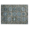 Piper Looms Chantille Medallions ACN2024 Brown Machine Washable Area Rug Scatter Main Image