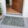 Piper Looms Chantille Medallions ACN2024 Brown Machine Washable Area Rug Scatter Outdoor Lifestyle Image Feature