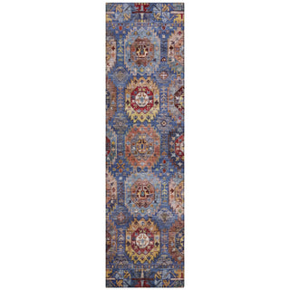 Piper Looms Chantille Medallions ACN2024 Denim Machine Washable Area Rug Runner Main Image