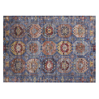 Piper Looms Chantille Medallions ACN2024 Denim Machine Washable Area Rug Scatter Main Image