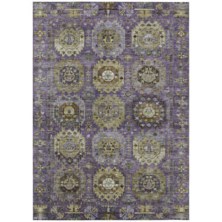 Piper Looms Chantille Medallions ACN2024 Eggplant Machine Washable Area Rug main image