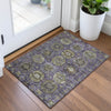 Piper Looms Chantille Medallions ACN2024 Eggplant Machine Washable Area Rug Scatter Lifestyle Image Feature