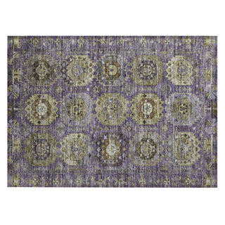 Piper Looms Chantille Medallions ACN2024 Eggplant Machine Washable Area Rug Scatter Main Image