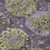 Piper Looms Chantille Medallions ACN2024 Eggplant Machine Washable Area Rug Swatch Image