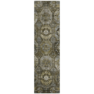 Piper Looms Chantille Medallions ACN2024 Mocha Machine Washable Area Rug Runner Main Image