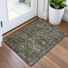 Piper Looms Chantille Medallions ACN2024 Mocha Machine Washable Area Rug Scatter Lifestyle Image Feature