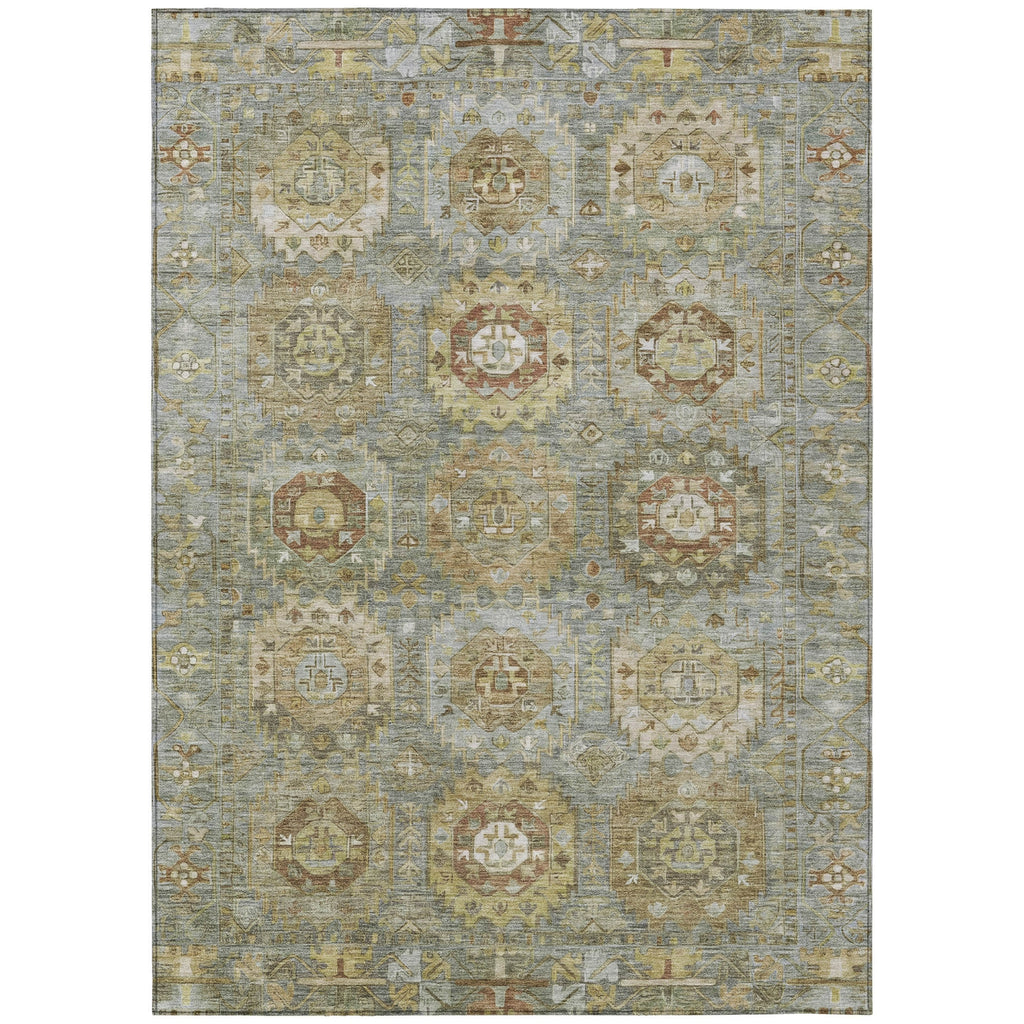 Piper Looms Chantille Medallions ACN2024 Sage Machine Washable Area Rug main image