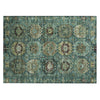 Piper Looms Chantille Medallions ACN2024 Teal Machine Washable Area Rug Scatter Main Image