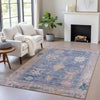 Piper Looms Chantille Global ACN2025 Blue Machine Washable Area Rug Lifestyle Image Feature