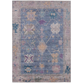 Piper Looms Chantille Global ACN2025 Blue Machine Washable Area Rug main image
