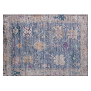 Piper Looms Chantille Global ACN2025 Blue Machine Washable Area Rug Scatter Main Image