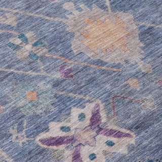 Piper Looms Chantille Global ACN2025 Blue Machine Washable Area Rug Swatch Image