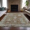Piper Looms Chantille Global ACN2025 Brown Machine Washable Area Rug Lifestyle Image Feature