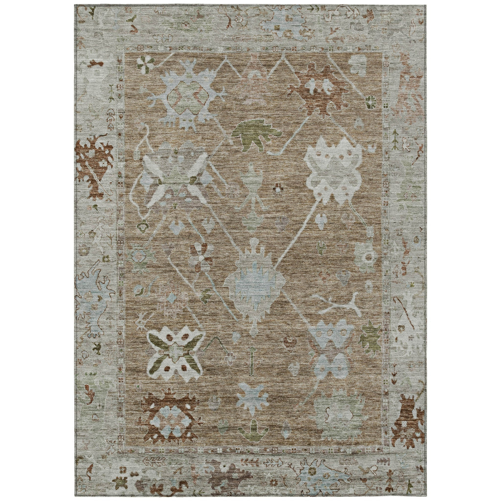 Piper Looms Chantille Global ACN2025 Brown Machine Washable Area Rug main image