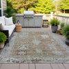 Piper Looms Chantille Global ACN2025 Brown Machine Washable Area Rug Outdoor Lifestyle Image Feature