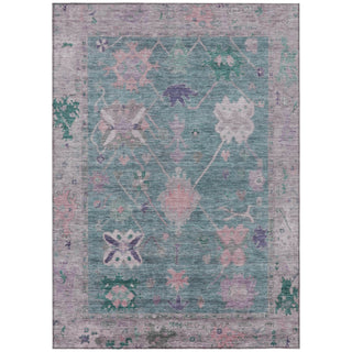 Piper Looms Chantille Global ACN2025 Green Machine Washable Area Rug main image