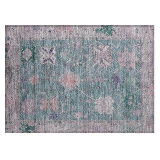 Piper Looms Chantille Global ACN2025 Green Machine Washable Area Rug Scatter Main Image