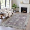 Piper Looms Chantille Global ACN2025 Merlot Machine Washable Area Rug Lifestyle Image Feature