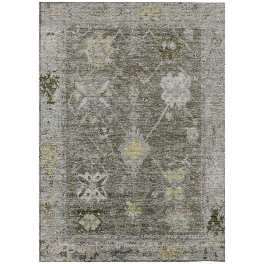 Piper Looms Chantille Global ACN2025 Pewter Machine Washable Area Rug main image