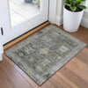 Piper Looms Chantille Global ACN2025 Pewter Machine Washable Area Rug Scatter Lifestyle Image Feature