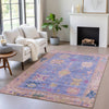 Piper Looms Chantille Global ACN2025 Purple Machine Washable Area Rug Lifestyle Image Feature