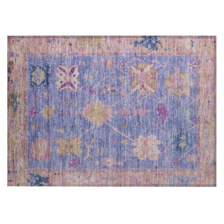 Piper Looms Chantille Global ACN2025 Purple Machine Washable Area Rug Scatter Main Image