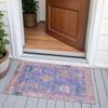 Piper Looms Chantille Global ACN2025 Purple Machine Washable Area Rug Scatter Outdoor Lifestyle Image Feature