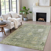 Piper Looms Chantille Global ACN2025 Sage Machine Washable Area Rug Lifestyle Image Feature