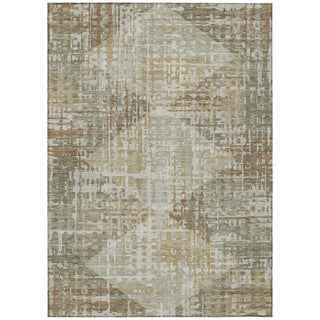 Piper Looms Chantille Geometric ACN2026 Aloe Machine Washable Area Rug main image